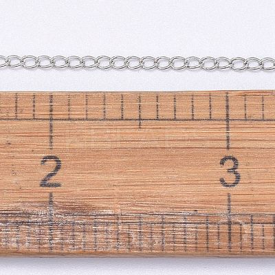 Brass Twisted Chains CHC-Q001-02-1-01P-NF-1