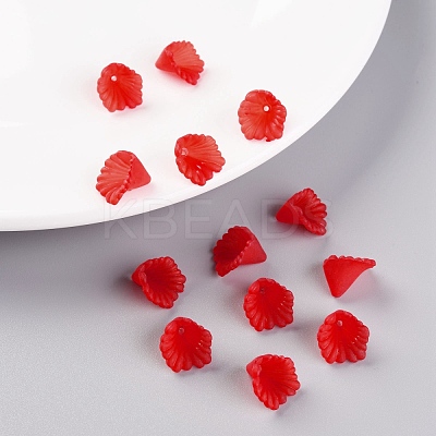 Frosted Acrylic Bead Caps MACR-S371-10A-712-1