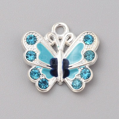Alloy Enamel Pendants FIND-WH0417-27B-1