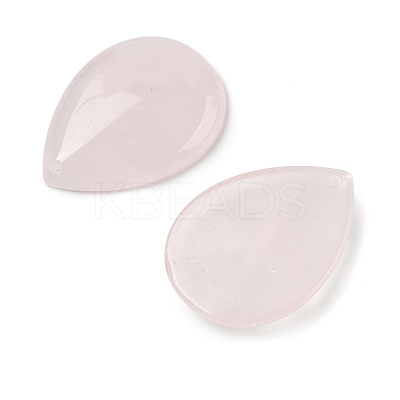 Natural Rose Quartz Pendants G-L614-D01-1