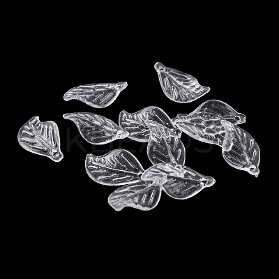 Transparent Acrylic Pendants TACR-G050-02B-1