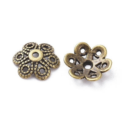 Tibetan Style Alloy Bead Caps LS-MLF10883Y-NF-1