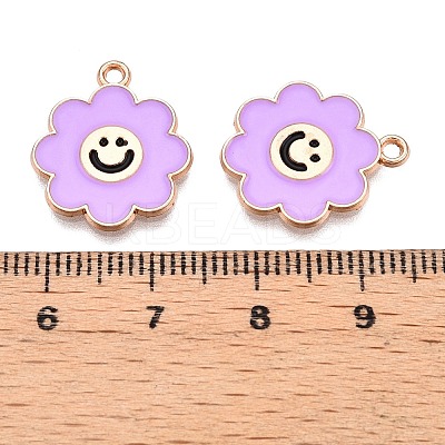 Alloy Enamel Pendants ENAM-T020-55E-1