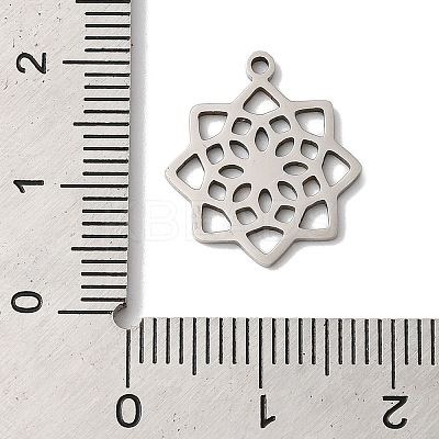 Non-Tarnish 5Pcs 201 Stainless Steel Pendants LS-STAS-Z068-02P-02-1