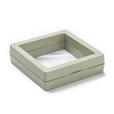 Square Transparent PE Thin Film Suspension Jewelry Display Box CON-D009-01B-02-1