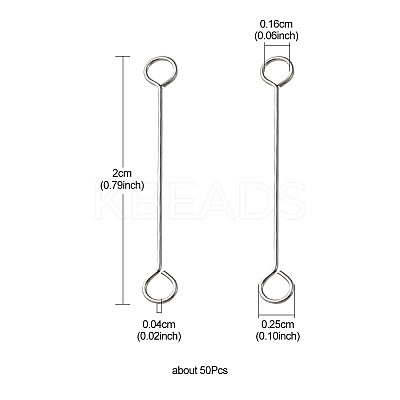 316 Surgical Stainless Steel Eye Pins STAS-YW0001-41B-P-1