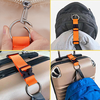 Nylon Adjustable Add-A-Bag Luggage Straps FIND-WH0111-440D-1