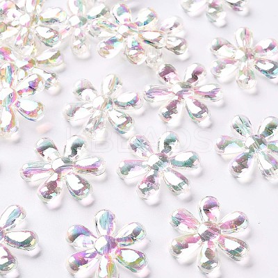 Transparent Acrylic Beads TACR-S154-35C-205-1