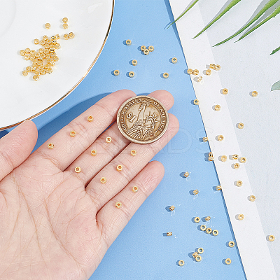 150Pcs Brass Bead KK-BC0013-53A-1