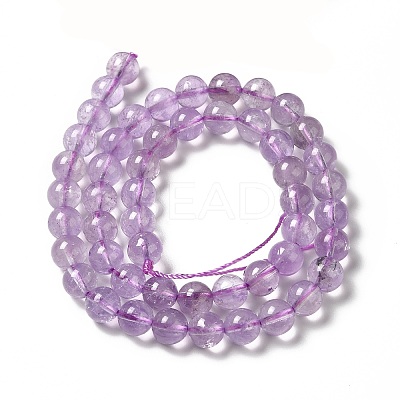 Natural Lavender Amethyst Beads Strands G-E589-01B-1