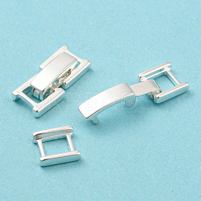 Eco-Friendly Brass Watch Band Clasps LS-KK-M225-28S-1