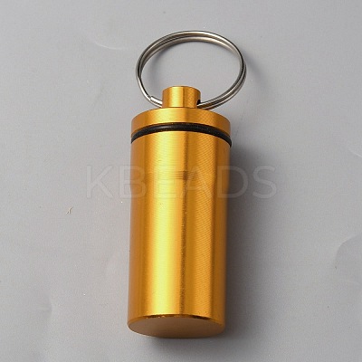 Outdoor Portable Aluminium Alloy Small Pill Case KEYC-WH0029-92F-1