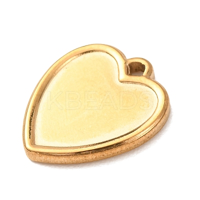 304 Stainless Steel Pendant Cabochon Settings STAS-Z204-04G-13-1
