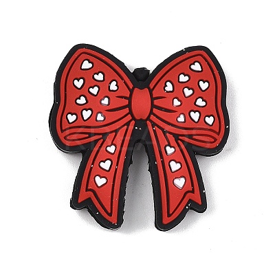 Valentine's Day Silicone Beads SIL-I020-03B-1