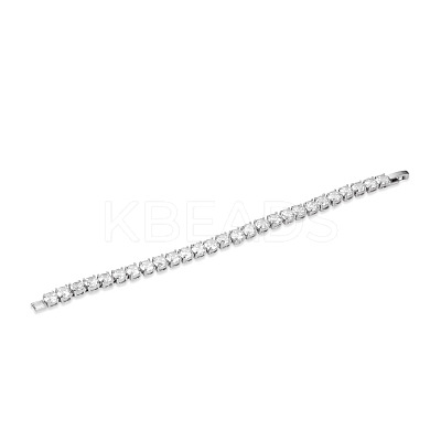 Sport Theme Simple Fashion Brass Tennis Bracelet JB52A-1