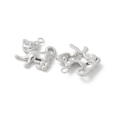 304 Stainless Steel Rhinestone Pendants STAS-Z122-47P-1