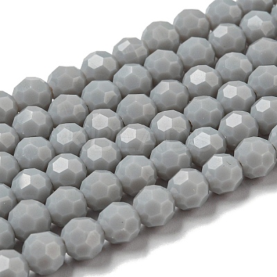 Opaque Glass Beads Stands LS-EGLA-A035-P6mm-D22-1