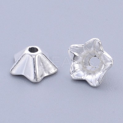 Tibetan Style Alloy Bead Caps LS-X-K08T9021-1