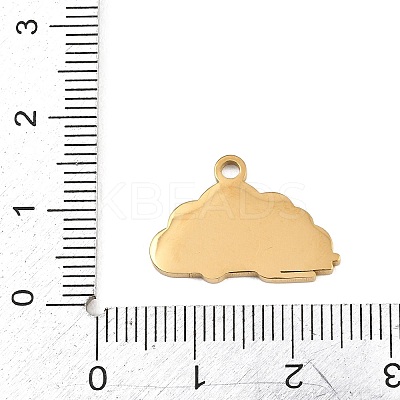 304 Stainless Steel Pendants SA-CBAE30B-03F-G-1