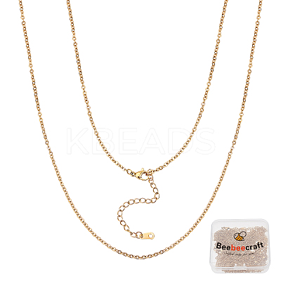 12Pcs 2mm 304 Stainless Steel Necklaces NJEW-BBC0001-02-1