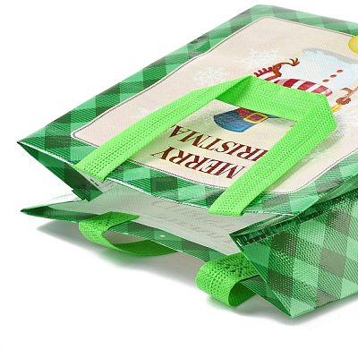Christmas Theme Laminated Non-Woven Waterproof Bags ABAG-B005-02A-03-1
