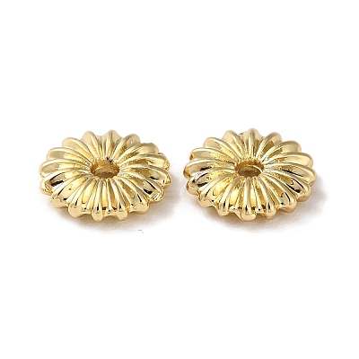 Rack Plating Brass Spacer Beads KK-K346-27G-1