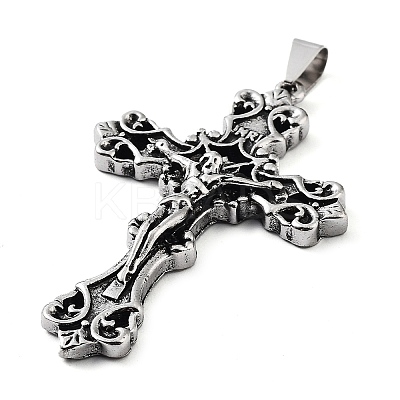 Tibetan Style Alloy Big Pendants TIBE-L012-042AS-01-1