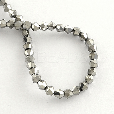 Electroplate Glass Bead Strands EGLA-R094-4mm-M1-1