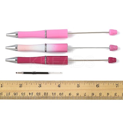 10Pcs ABS Plastic & Iron Ball-Point Pen AJEW-FS0001-41A-1