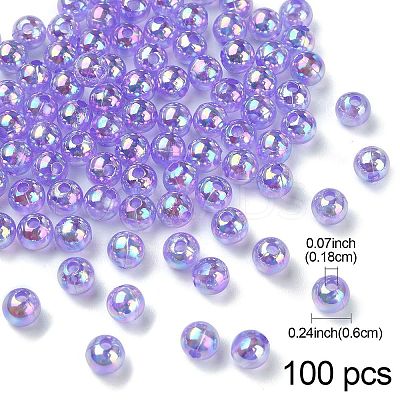 Transparent Acrylic Beads MACR-YW0002-90B-02-1