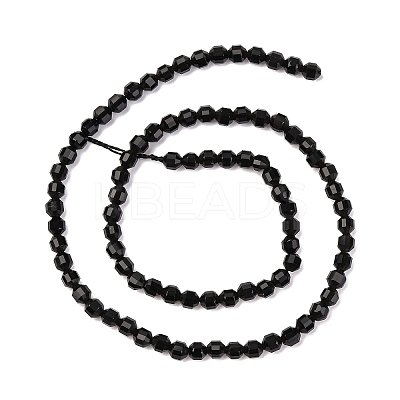 Natural Obsidian Beads Strands G-A260-A22-01-1
