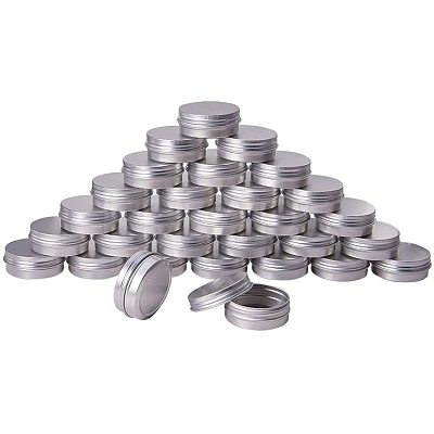 30ml Round Aluminium Tin Cans CON-PH0001-06B-1