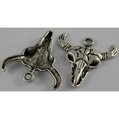 Tibetan Style Alloy Steer Pendants LS-LF1303Y-1