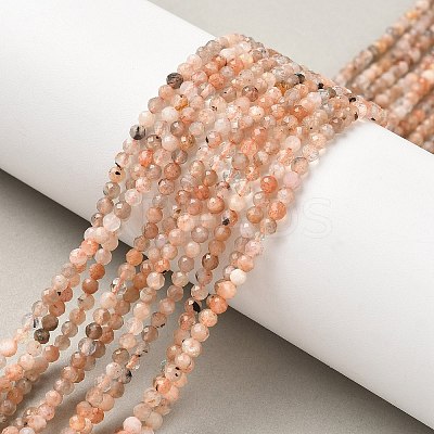 Natural Peach Moonstone Beads Strands LS-G-J400-E16-02-3MM-A-1