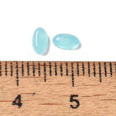 Natural White Jade Dyed Cabochons G-F772-01A-04-1