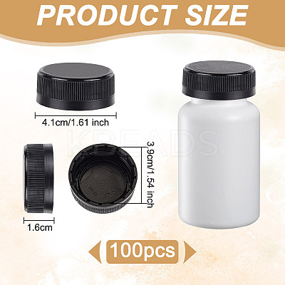 Plastic Bottle Cap SIL-WH0045-61B-1