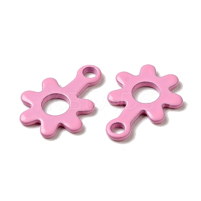 Spray Painted 201 Stainless Steel Charms STAS-G304-22A-1
