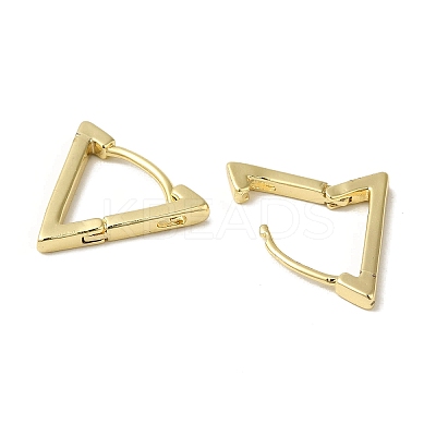 Brass Huggie Hoop Earrings for Women EJEW-C097-08G-04-1