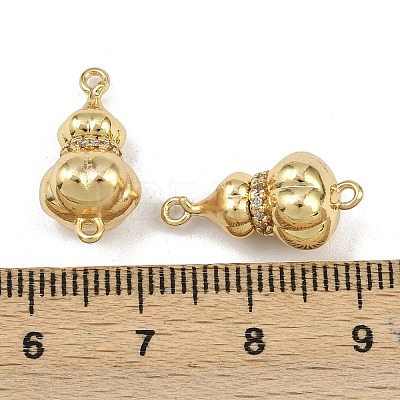 Brass Micro Pave Cubic Zirconia Screw Clasps LS-KK-C136-03G-1