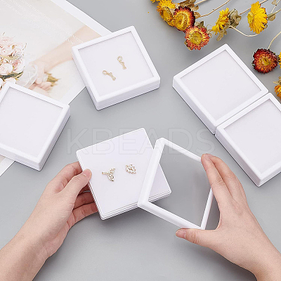 Plastic Jewelry Set Box OBOX-BC0001-06B-1