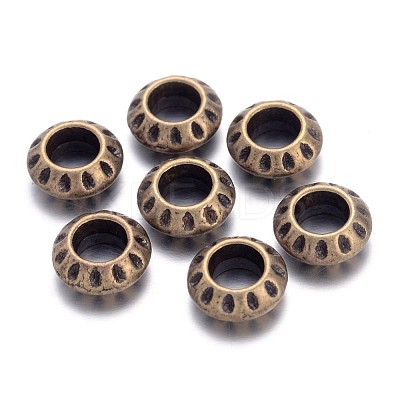 Tibetan Style Alloy European Beads LS-X-TIBEB-EAA386Y-AB-FF-1