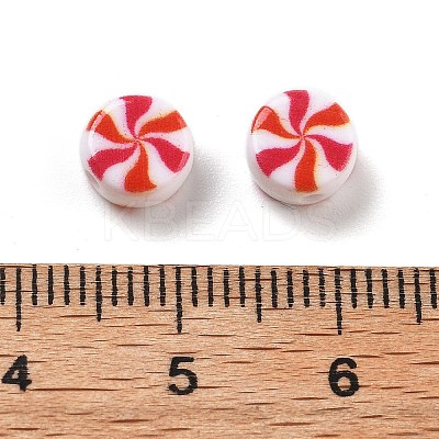 Two Tone Opaque Acrylic Beads X-OACR-D282-04A-1