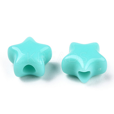 Opaque Acrylic Beads MACR-T047-01-20-1