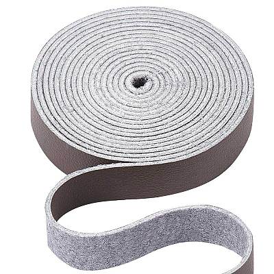 Flat Microfiber Imitation Leather Cord LC-WH0006-07A-03-1