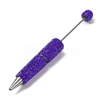 Iron Beadable Pen AJEW-K049-01C-1