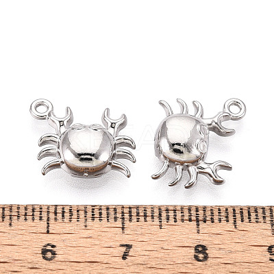 304 Stainless Steel Crab Charms X-STAS-T069-36P-1