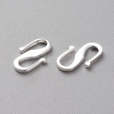 Brass S Hook Clasps KK-L205-04S-1