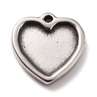 Non-Tarnish 304 Stainless Steel Charms Cabochons Settings STAS-B024-67P-1