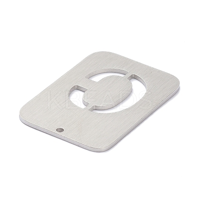 Non-Tarnish 304 Stainless Steel Pendants STAS-K216-49C-P-1