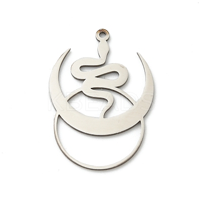 201 Stainless Steel Pendants STAS-I332-02P-1